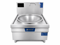 Cuisinière à induction commerciale en acier inoxydable 25 kW 380 V pour restaurants, cuisinière électrique pour les repas en gros volume