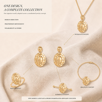 Pendientes colgantes de doble disco martillado en tono dorado, joyería de moda para mujer, accesorios de moda para mujer