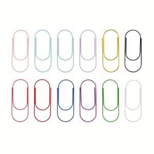 23 clips géants colorés en métal de 50 mm, clips à papier larges et robustes en plastique avec revêtement PET pour photos et documents - Product Image 3