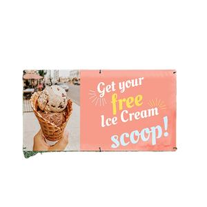 高品质圣诞促销重型定制横幅印刷热卖横幅促销 - Product Image 1