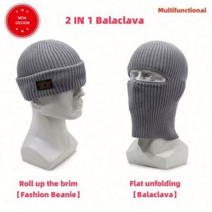 Cagoule de ski personnalisable avec logo, respirante, imperméable, en polaire thermique, cache-visage, chauffe-visage, coupe-vent, pour le cyclisme, le sport et l'usage quotidien - Product Image 2