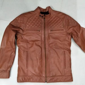 Unisex <b>Camouflage</b> Leather Bomber Jacket Stand Collar Windproof Waterproof Premium Quality Soft Inner Lining Casual Winter Season - Product Image 1