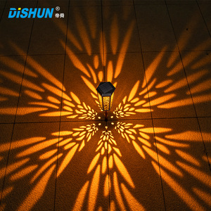 Lampe solaire de jardin Dishun LED RGB à changement de couleur, étanche, pour la décoration de la cour - Product Image 3