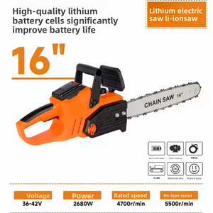 เลื่อยโซ่ไร้สายขนาด 16 นิ้ว แบบไร้แปรงถ่าน ใช้แบตเตอรี่ลิเธียม สำหรับ<span class=keywords><strong>งาน</strong></span>ไม้ ตัดไม้ ตัดแต่งกิ่งในสวน - Product Image 5