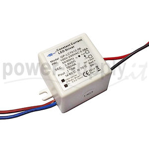 ไดรเวอร์ LED GlacialPower รุ่น LC3512-06 3W 350mA กระแสคงที่ ช่องสัญญาณเดียว ตัวแปลงไฟ AC เป็น DC - Product Image 1