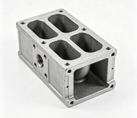 Bloc de soupapes hydrauliques en alliage d'aluminium moulé par gravité en moule permanent, sur mesure OEM pour système d'alimentation hydraulique de machines de construction
