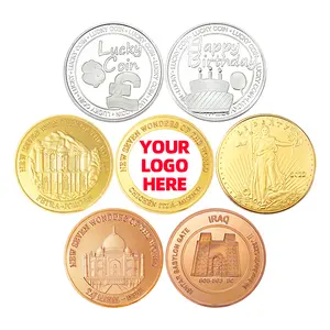 3D 2D Design inciso in metallo da collezione artigianato monete gettone sfida personalizzate