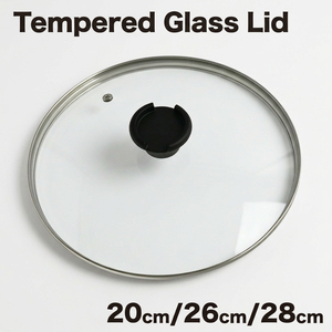 China Cookware Parts 20cm 26cm 28cm Non Stick Tempered Glass <b>Lid</b> Cover Manufacturer For <b>Pots</b> - Product Image 1