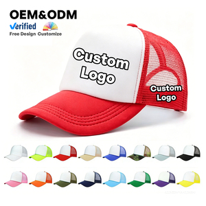 Casquette de sport Ujoy Gift OEM personnalisable avec logo, 6 panneaux, 100 % polyester, légère, respirante, broderie 3D, casquette trucker vierge de qualité supérieure - Product Image 1