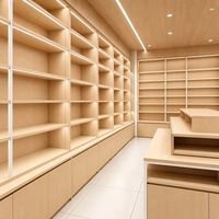 Étagère de présentation en métal orange vif pour magasin, unité de rangement inférieure, gondole de magasin, plan de conception de disposition personnalisé