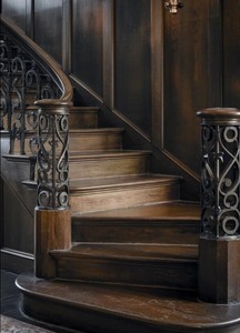 Prima Indoor Straight Stairs Diseño minimalista compacto Acero de madera para salas de estar pequeñas - Product Image 5