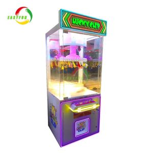 Máquina de garras operada con monedas para juegos, con pinza para pegatinas, tarjetas, dulces, llaveros, juguetes de peluche y muñecas - Product Image 3