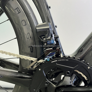 Vélo de route en fibre de carbone 8,8 kg, groupe électronique sans fil 24 vitesses WheelTop, roues en carbone 60 mm, cadre aérodynamique entièrement en carbone pour unisexe - Product Image 4