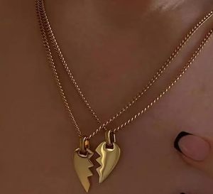 Collana con Cuore in Acciaio Inossidabile Placcato Oro 18K, Gioiello Classico e Divertente a Forma di Animale, Regalo per Feste, Compleanno, Fidanzato, Fidanzata - Product Image 3