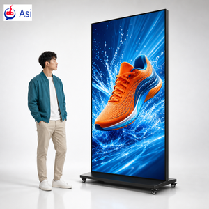 จอ LCD แสดงผลโฆษณาแบบแนวตั้งขนาด 75/85/98 นิ้ว ระบบคลาวด์ สำหรับโรงแรมระดับห้าดาว จอแสดงผลเต็มหน้าจอขนาด 75 นิ้ว - Product Image 1