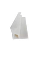 Profils de solution acoustique en pouces Tissu mural extensible en PVC Pince acoustique acoustique insonorisée en PVC pour l'école