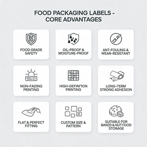FDA Compliant Anti-moisture Custom Size Tags for Star Anise <strong>Cumin</strong> Spice Dry Food Packs Synthetic Paper Labels - Product Image 6