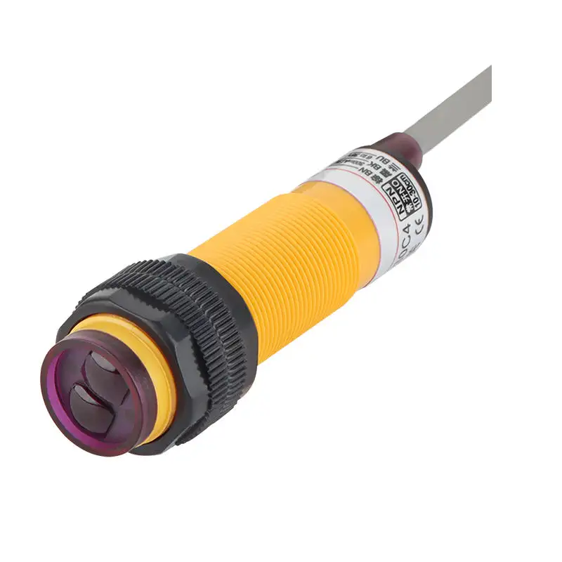 1.2m Dc 6-36v işın kırılma optik fotoelektrik fotoselli fotoğraf değiştirme sensörü