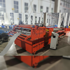 Nivellement de feuille de bobine coupé à la longueur à vendre Machine de refendage de bande d'acier métallique à haute production - Product Image 1