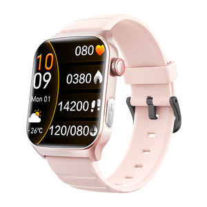 Nouvelle montre connectée de santé F320 ECG avec <span class=keywords><strong>grand</strong></span> écran carré de 1,90 pouces, surveillance de la fréquence cardiaque, suivi du sommeil, détection des chutes, tracker de forme physique - Product Image 2