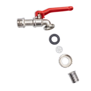 Robinet de raccordement pour réservoir d'eau IBC, adaptateur de tuyau d'arrosage de jardin, 1/2" 3/4" 1/2", robinet en alliage de zinc - Product Image 6