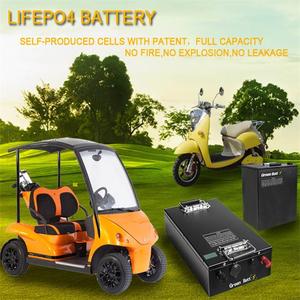 แบตเตอรี่รถกอล์ฟ 36V 48V 72V 100Ah 150Ah 200Ah 300Ah แบตเตอรี่ลิเธียมไอรอนฟอสเฟตแบบกึ่งแข็ง  พร้อมระบบป้องกัน IP65 สำหรับรถยนต์ไฟฟ้า - Product Image 3