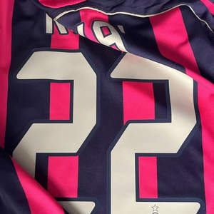 เสื้อฟุตบอลย้อนยุคปรับแต่งได้เสื้อฟุตบอลทีมฟุตบอลมิลาน-<span class=keywords><strong>Kaka</strong></span> yamals ผู้เล่น & พัดลม100% เสื้อฟุตบอลโพลีเอสเตอร์ - Product Image 2