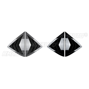 For Ford Fiesta MK7 7.5 2008-2017 Body Kit Rear <b>Window</b> Shutter Cover Trim <b>Window</b> Louver Side <b>Vent</b> Trim Car Accessories - Product Image 6
