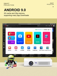 <span class=keywords><strong>โปร</strong></span>เจคเตอร์ภาพยนตร์อัจฉริยะ DLP <span class=keywords><strong>โฮม</strong></span>เธียเตอร์ ซีนีม่า 3 มิติ วิดีโอ ทีวี แบตเตอรี่ในตัว 1080P 4K-Laser Android 5G เชื่อมต่อโทรศัพท์ไร้สาย เล่นเกมส์ WiFi - Product Image 6