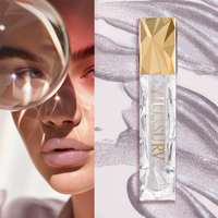 HUASURV Vente en gros de rouge à lèvres liquide brillant à haute pigmentation, nacré, longue durée, hydratant, pailleté, 6 couleurs