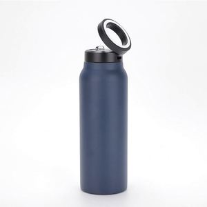 Nouvelle bouteille d'eau avec support magnétique pour téléphone, 24 oz, en acier inoxydable, thermos isolé sous vide, pour utilisation en voiture - Product Image 2