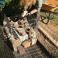 Gabion soudé galvanisé à chaud en stock pour murs paysagers de parcs, grillage métallique et aménagement de jardins, ultra longue durée de vie