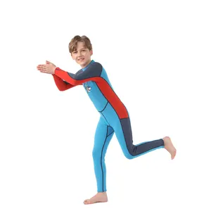 New Design 2.5mm Neoprene Kids Wetsuit With Long Sleeves Children's Warm 1 Piece Surfing Diving Suits