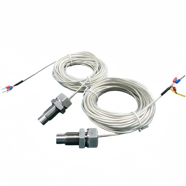 DS18B20 Analog Temperature Sensor Stainless Steel Probe High Precision Industrial Grade 5-24V Response Time 0.1s