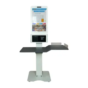 VPOS Z1 POS 인쇄 및 얼굴 칫솔질을위한 스캔 코드 및 셀프 서비스 지불 방법이 포함 된 올인원 기계