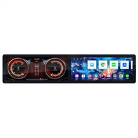 XTRONS Autoradio de 12.3 Pulgadas + 12.3 Pulgadas con Pantalla Dual Totalmente Laminada, Qualcomm 665, 6+64GB, 4G para Benz Clase C/GLC, Volante a la Izquierda