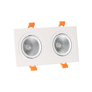 High Quality Adjust Led Down <strong>Light</strong> Double Head Aluminum <strong>Fitting</strong> 2*5W Ceiling Spot Lighting AC220V Cob Led Downlights - Product Image 1