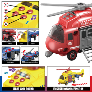 Modèle de voiture à inertie sonore <span class=keywords><strong>et</strong></span> lumineuse à assembler <span class=keywords><strong>et</strong></span> à démonter AJB DIY, ensembles de blocs de construction assemblés, jouets pour enfants - Product Image 5