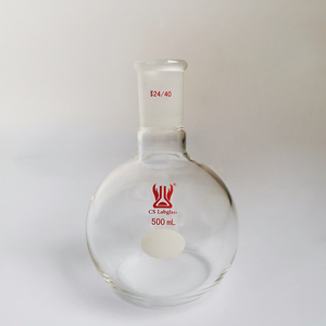 50-<span class=keywords><strong>1000ml</strong></span> thủy tinh Borosilicate chưng cất nhận thiết bị nặng tường đơn cổ phẳng đáy bình Sôi khớp tiêu chuẩn - Product Image 5