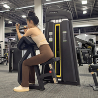 Máquina Profesional de Curl de Bíceps con Peso de Acero, Equipo de Gimnasio Comercial para Entrenamiento de Músculos de Brazo, Máquina de Fitness de Alta Calidad para Curl Sentado