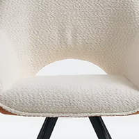 Fauteuil lounge moderne en velours microfibre de style nordique - Canapé de luxe pour salon, salle à manger, hôtel, base pivotante ultra-confortable