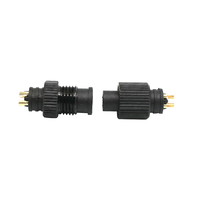 Connecteurs circulaires industriels JBL-Jinbilai Dongguan M12 M10 à montage sur panneau, 8 broches, femelles, à montage arrière sur circuit imprimé, type droit
