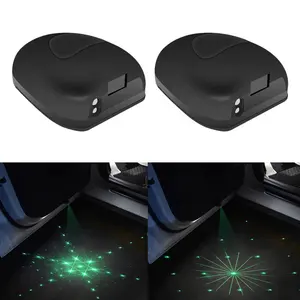 Car Projection Welcome Light Wireless Universal Motorcycle Laser Projector Light Twelve Pattern Transformation