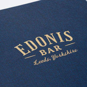 Cubierta para Menú de Bebidas A4 A5 del Fabricante con Banda Elástica, Cubiertas de Menú de Lino, Encuadernación de Libros, Porta Menús de Tela - Product Image 5