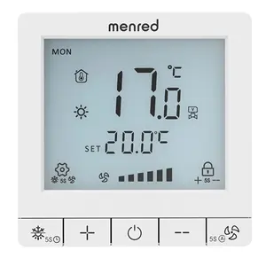Echtzeitanzeige der Raumtemperatur und Unterstützung der Kühlung, Heizung und WLAN-Ventilator-Spuleinheit FCU-Thermostat