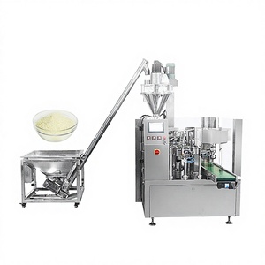 Máquina automática de envasado de polvo en bolsas de plástico preformadas para café, coco, matcha y especias en polvo - Product Image 1