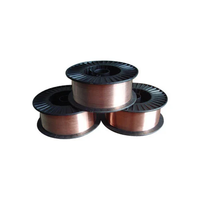 Fil de soudage MIG CO2 ER70S-6, 1,2 mm, 15 kg, sans revêtement, brillant, en cuivre