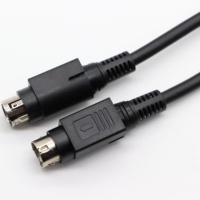 Power Din 3-poliger Stecker zum Power Din 3-poliger Stecker 1M BLACK Equipment Netz kabel