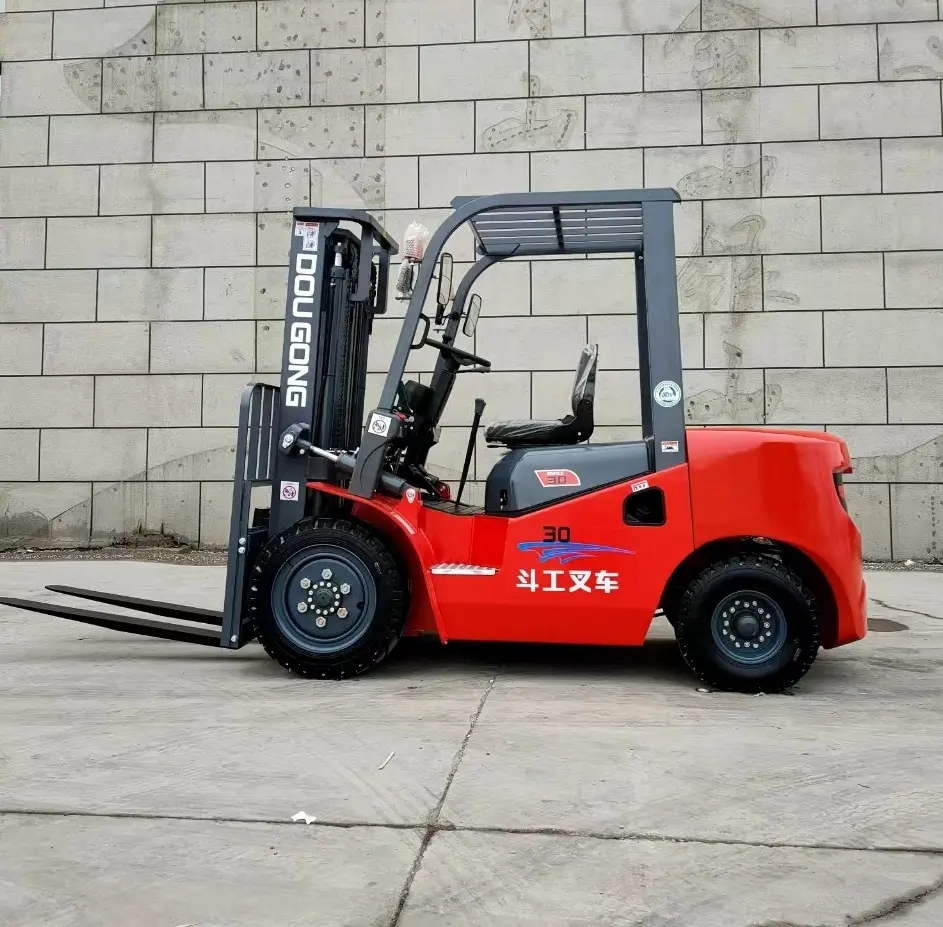 3000kg maximum lifting height 3m electric diesel forklift