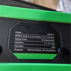 एयर कंडीशनर आउटडोर उपयोग के लिए तेल से भरा हुआ शॉकप्रूफ डुअल गेज सेट MG68-4 एयर कंडीशनर आउटडोर उपयोग करें (प्लास्टिक) - Product Image 6